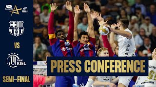 Press Conference  Barça vs THW Kiel  TruckScout24 EHF FINAL4 2024 [upl. by Henley]