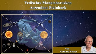 Aszendent Steinbock Januar 2024 Vedisches Monatshoroskop [upl. by Eslek]