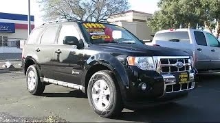 2012 Ford Escape Hybrid Limited Sacramento Roseville Elk Grove Folsom Stockton [upl. by Eenahpets803]