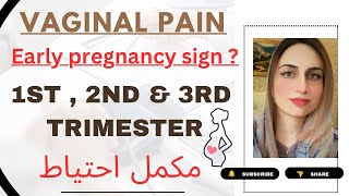 vaginal pain during pregnancy  pelvic pain  early pregnancy sign [upl. by Lody]