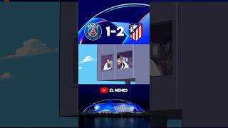 Pecheada histórica🥶 psg atleticomadrid champions championsleague elmemes humor memes futbol [upl. by Abeu]