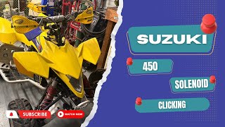 Suzuki LTR 450 Solenoid replacement [upl. by Eceirahs]