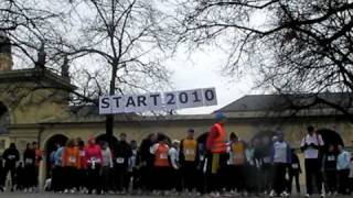 Neujahrslauf München 2010 Hofgarten  Englischer Garten [upl. by Picardi]