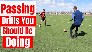 Passing Drills You Should Be Doing  Soccer Passing Drills to Improve First Touch amp Passing Skills [upl. by Torres]