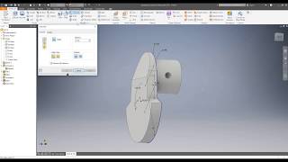 Inventor 2019  Tutorial 5 3D Modelling a Crankshaft [upl. by Diane809]