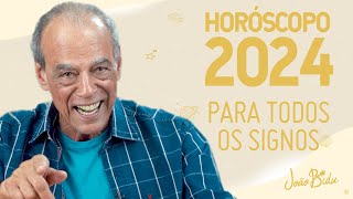 Horóscopo de 2024 completo para todos os signos  POR JOÃO BIDU [upl. by Sakul671]