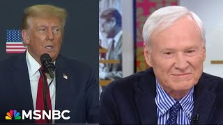 Its blasphemy Chris Matthews reacts to Trump comparing himself to Jesus [upl. by Jaf]