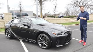 2023 Lexus IS 350 F Sport POV Start Up Test Drive Walkaround and Review [upl. by Gallard224]