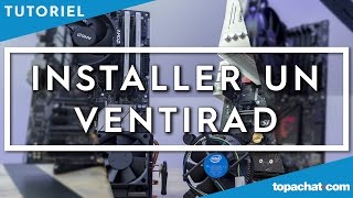 TUTO Installer un ventilateur processeur et appliquer de la pâte thermique  TopAchat [upl. by Sible]