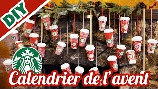 DIY DE NOËL CALENDRIER DE LAVENT STARBUCKS [upl. by Ishmael331]