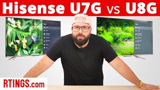 Hisense U7G vs Hisense U8G 2021 – The Art Of Upselling [upl. by Viddah]