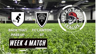 Metro Sports League  Indoor Soccer Fall 2024  Week 4 Game 1 [upl. by Hatokad]