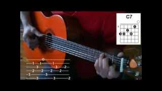 Tuto Nasheville ou Belleville guitar lesson [upl. by Boyse]