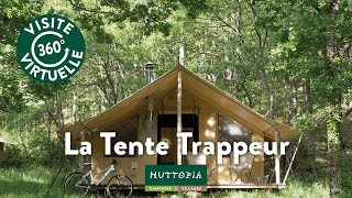 La Tente Trappeur  Hébergement Toile amp Bois by Huttopia [upl. by Acinomaj]