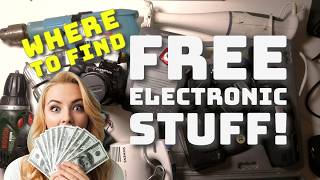 How to get free electronic stuff for components and to learn electronics repair [upl. by Nhor]