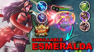 ESMERALDA Unkillable Build 2023  TRY TO CATCH THIS ESMERALDA  MLBB [upl. by Beisel]