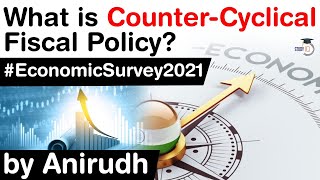 What is Counter Cyclical Fiscal Policy mentioned in Economic Survey 2021 UPSC IAS [upl. by Aym298]