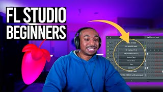 FL Studio 21 Beginner  Trap Beat Tutorial [upl. by Cyrillus]