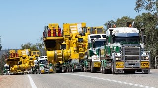 Doolans Heavy Haulage 120t payload [upl. by Scot358]