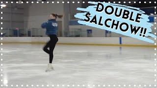 How To Do A Double Salchow  Figure Skating Tutorial [upl. by Lleret142]