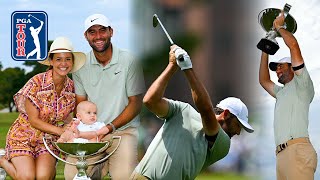 Every shot from Scottie Scheffler’s win at TOUR Championship  2024 [upl. by Fulmis]