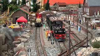 LGB Gartenbahn Fichtenexpress  „Sonntagsfahrer“ 21012024 mit Fahrprogramm 12 [upl. by Edras]