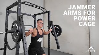 ATTIVO Jammer Arms for Power Cage [upl. by Enyrhtak]