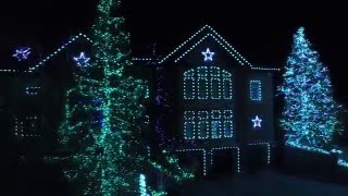 Smart amp Richardson Christmas Light Show 2015 [upl. by Vanden985]