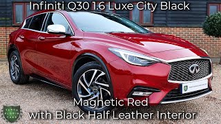 Infiniti Q30 16 Luxe City Black registered November 2018 68 finished in Magnetic Red [upl. by Chong]