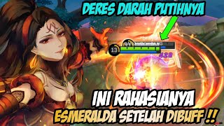 ESMERALDA SEMAKIN MENGGILA 🔥 INI DIA SET BUILD EMBLEM ESMERALDA PALING SAKIT 2023MOBILE LEGENDS [upl. by Ecirb]