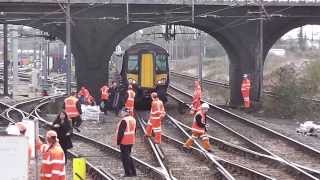 Pantograph strike at Bedford 050314 [upl. by Eybba]