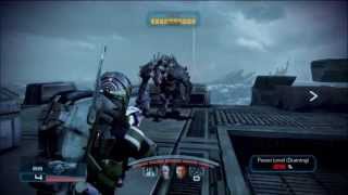 Mass Effect 3 Infiltrator Shepard can nearly kill a Brute with a heavy melee [upl. by Guttery]