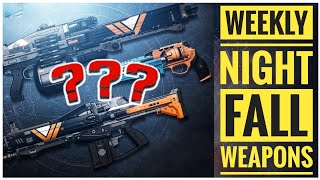 Destiny 2 Whats The Nightfall Weapon This Week [upl. by Ellerehs245]