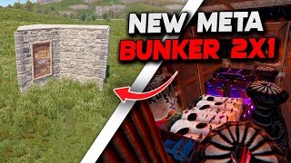 NEW META BUNKER 2X1 In Rust 2024  Rust Base Design [upl. by Wina958]