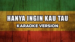 HANYA INGIN KAU TAU  Repvblik Karaoke Reggae Ska Vocal Cowo [upl. by Anniala]