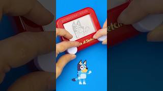 Bluey Etch A Sketch art time lapse [upl. by Jenks]