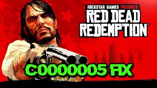 Fix Access Violation c0000005 Error In Red Dead Redemption on PC [upl. by Shanie]