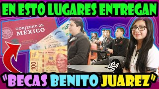 ES ESTOS PLANTELES quotSE ENTREGAquot BECAS BENITO JUAREZ [upl. by Lynn]