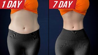 Smaller Waist amp Lose Belly Fat  7 Days Workout Challenge DO AT HOME [upl. by Joaquin42]