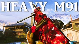 The M91 Warzone Loadout is the ULTIMATE HEAVY LMG Call of Duty Warzone [upl. by Enom]