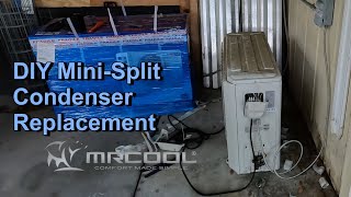 Replacing MRCOOL DIY MiniSplit Condenser Unit [upl. by Jillana]