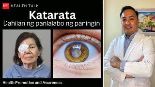 Cataract Katarata Dahilan ng panlalabo ng paningin [upl. by Ahsirahc]