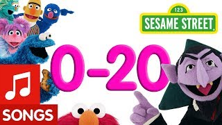 Sesame Street 020 Counting Songs  Number of the Day Compilation [upl. by Eixam]