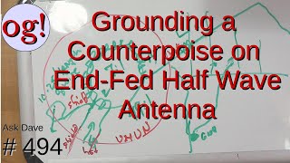 Grounding a Counterpoise on EndFed Half Wave Antenna 494 [upl. by Uhp]