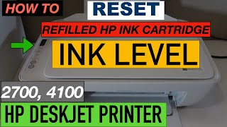 HP Printer reset Ink Level  quotEasy Fixquot [upl. by Betthezel18]