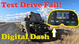 BARRA FJ45 EP10  First Test Drive Fail Upgrade to new Digital Dash and Gauges [upl. by Deb]