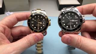 ONE WEEK ON THE WRIST  TEVISE T801A TWOTONE WATCH  SAME SAME BUT DIFFERENT [upl. by Barty]