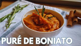 Puré de Boniato Cremoso Receta Thanksgiving [upl. by Hidie809]