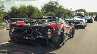 CHASING HYPERCARS on the Road Inside the €100M CONVOY of the Supercar Owners Circle 2024 [upl. by Eilerua]