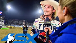 Supercross Round 3 450SX Highlights  San Diego CA Snapdragon Stadium  Jan 20 2024 [upl. by Prudy]